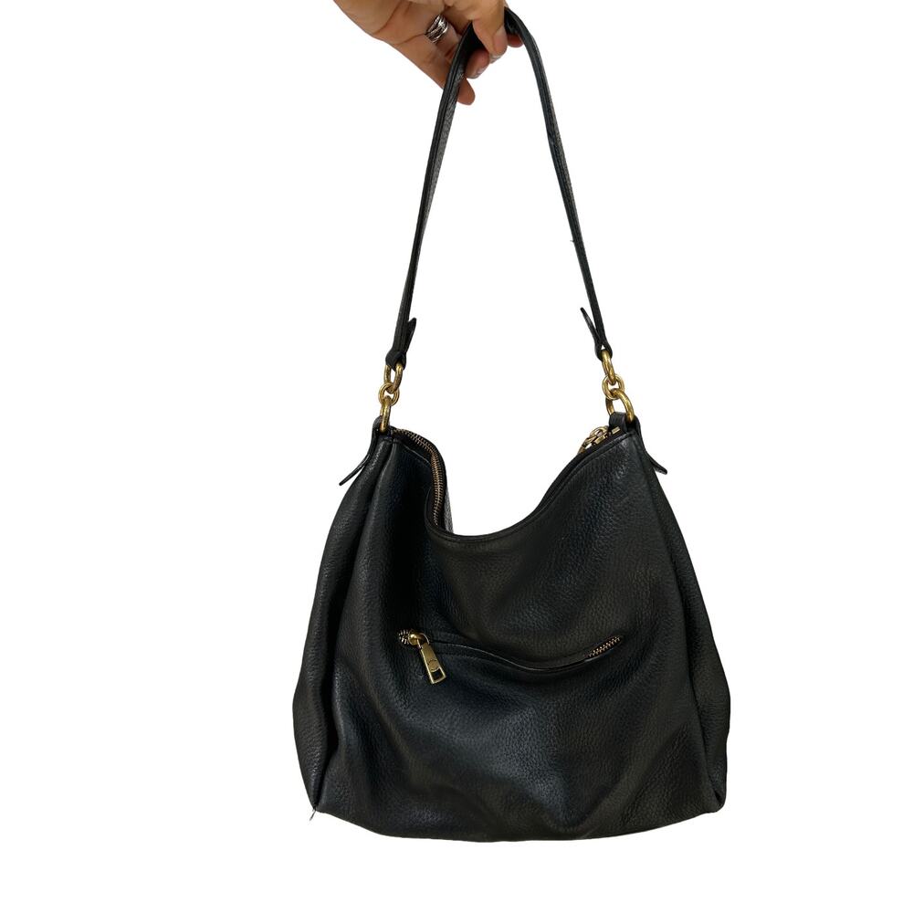 Coach Shay Shoulder Bag in Black Soft Pebbled Leather - Style 93811 - Picture 2 of 7